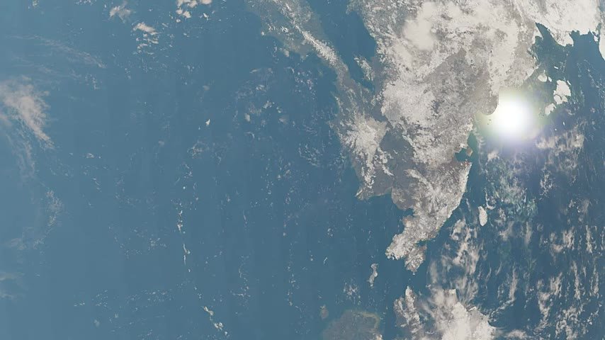 Satellite orbiting the Earth